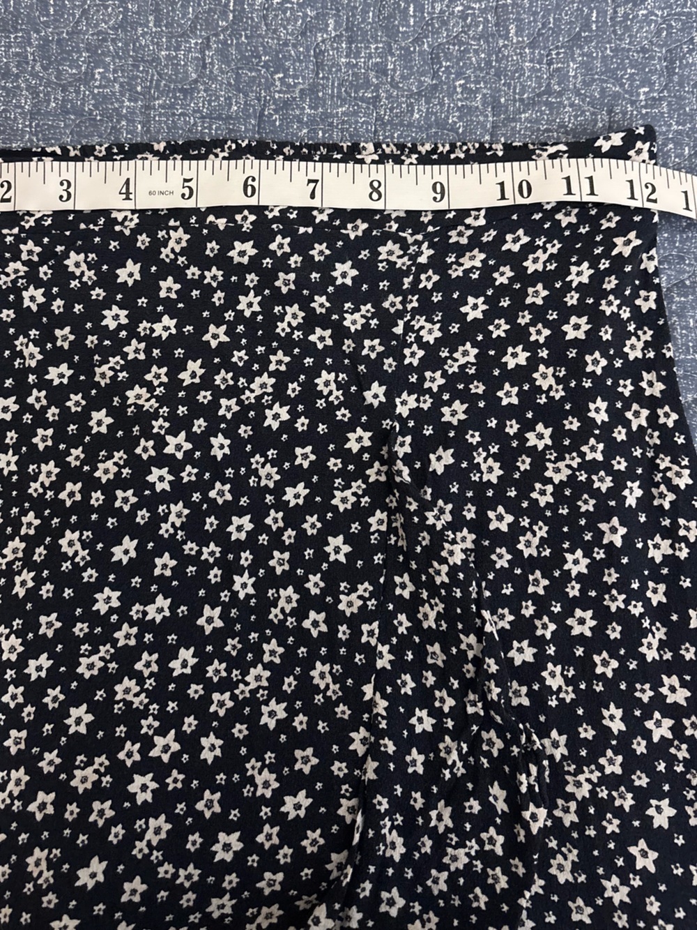 Olivia + james Floral Navy High-Low Ruffle Maxi Skirt - Picture 7 of 9